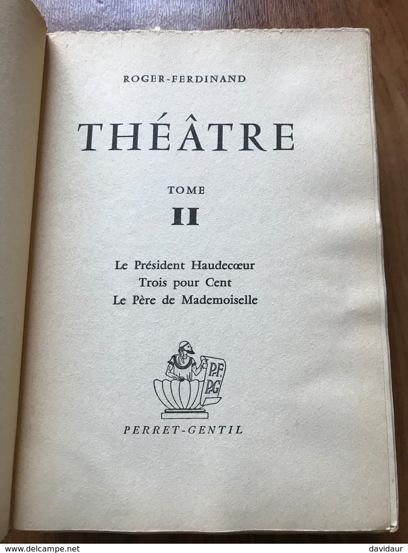 Théâtre De Roger-Ferdinand - Dédicacé - Autographed