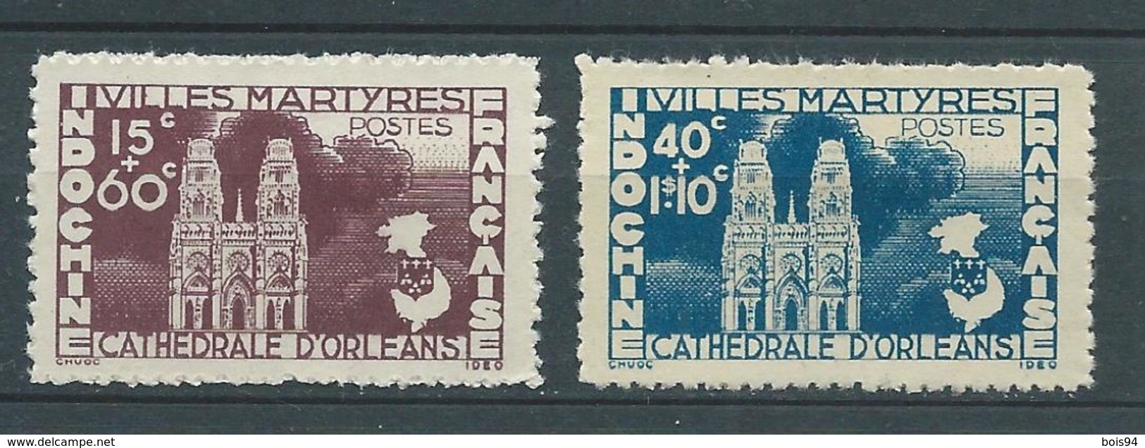 INDOCHINE 1944 . N°s 292 Et 293 . Neufs (*) Sans Gomme . - Unused Stamps