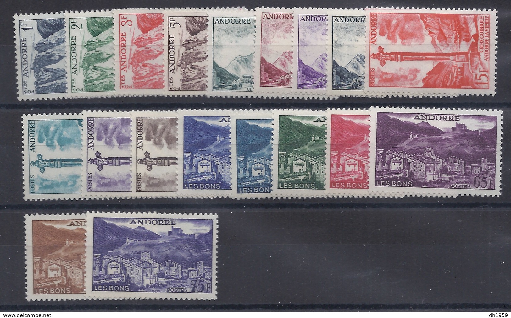 YT 138-153   ANDORRE FRANCAIS  1955 MNH NSC ** - Unused Stamps