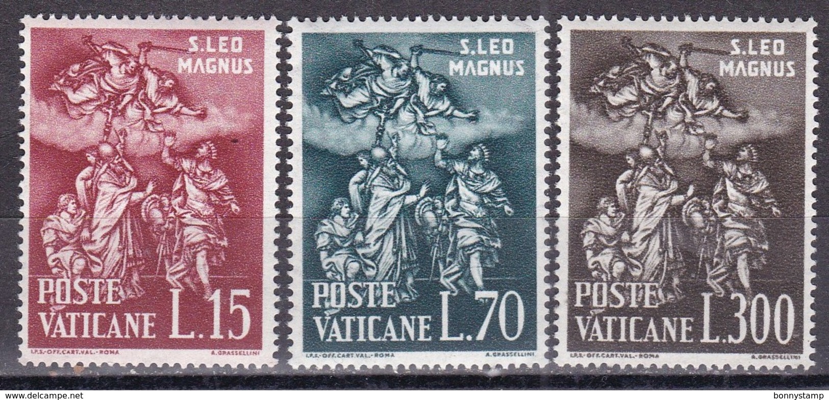 Città Del Vaticano, 1960 - San Leone Magno - Nr.301/303 MNH** - Express