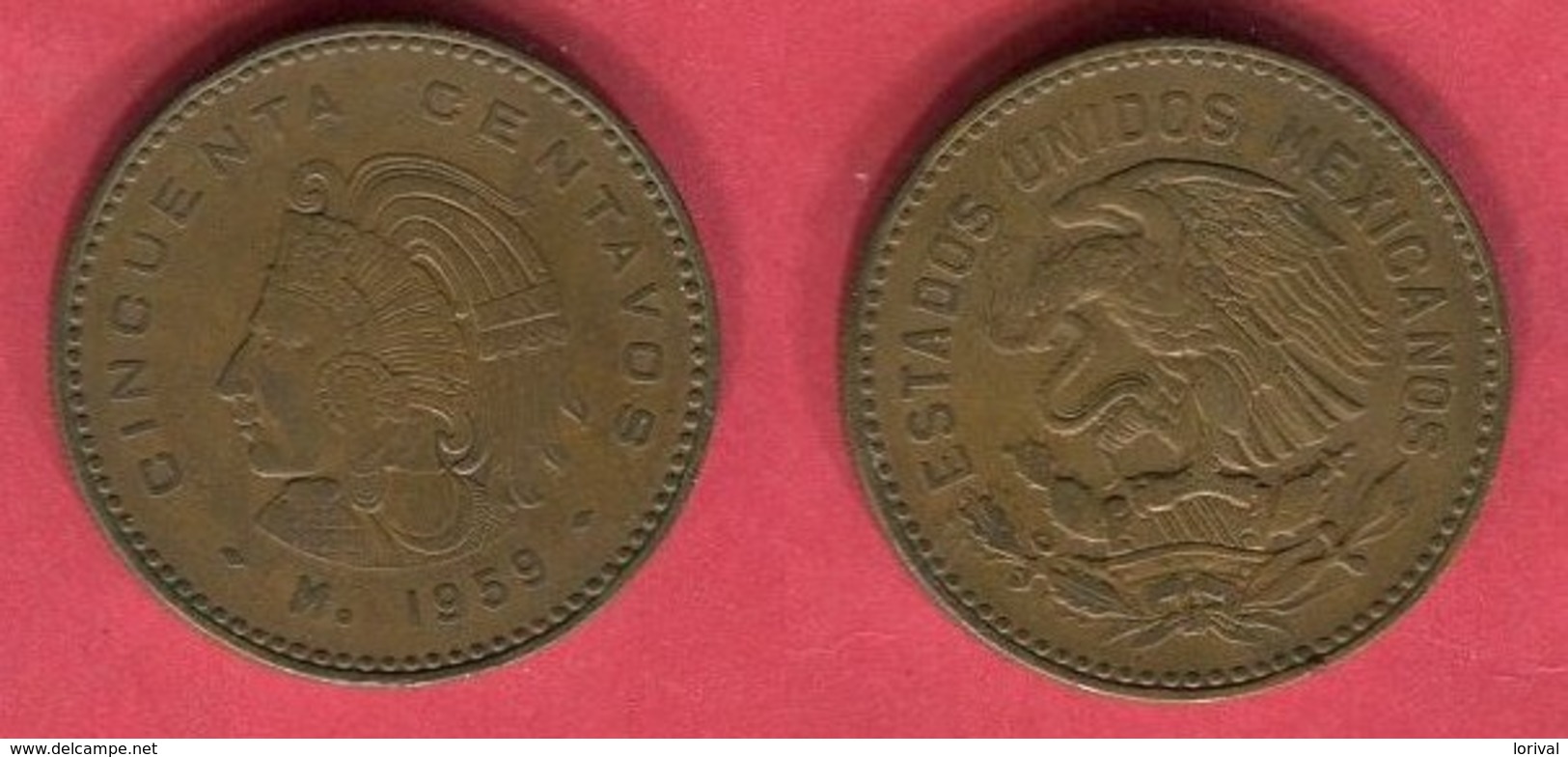 50 CENTAVOS   ( KM 422 ) TB 1,5 - México