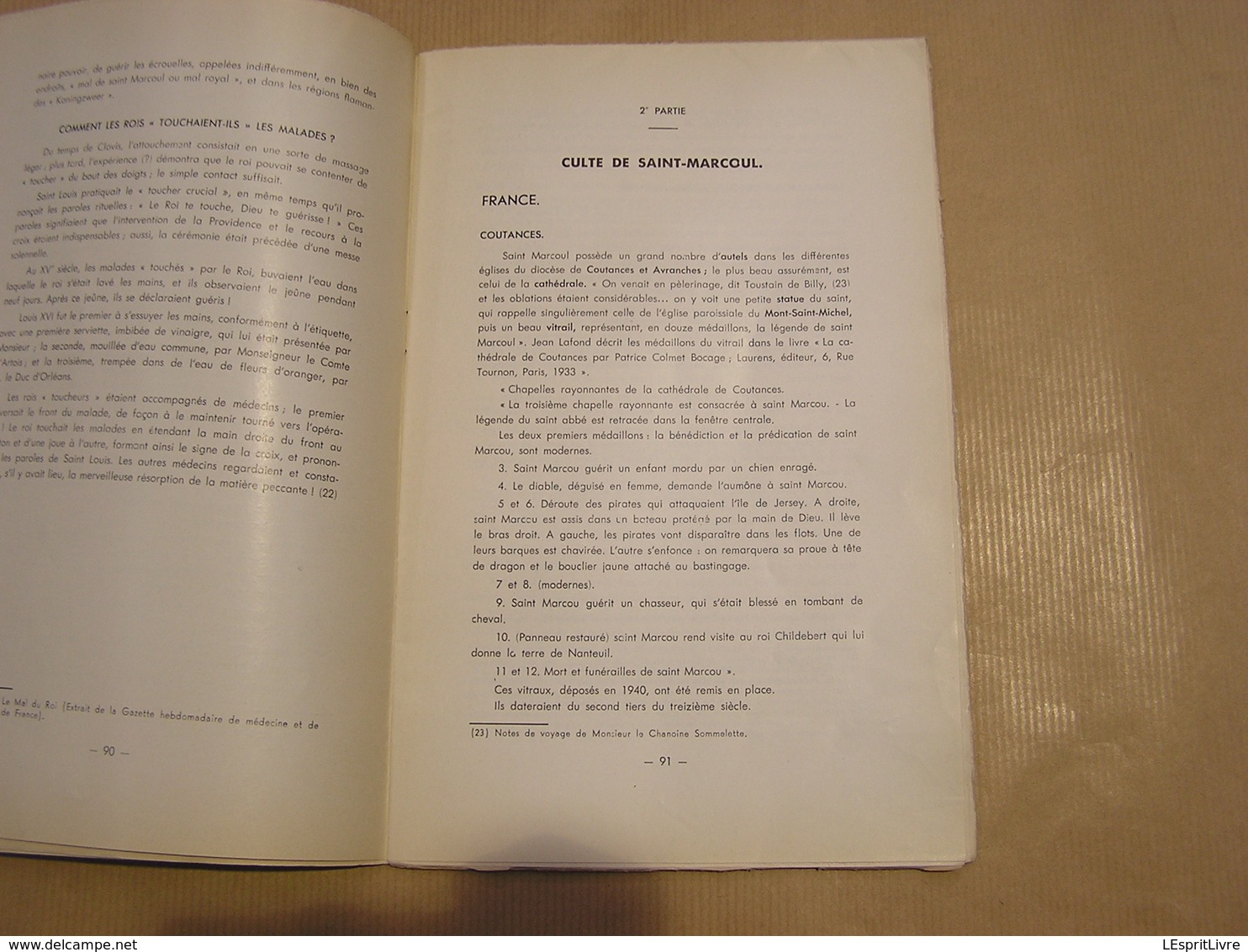 LE GUETTEUR WALLON N° 221 Régionalisme Saint Marcoul Abbé de Nanteuil Diocèse Culte Abbaye Corbeny Dinant Sohier Silly