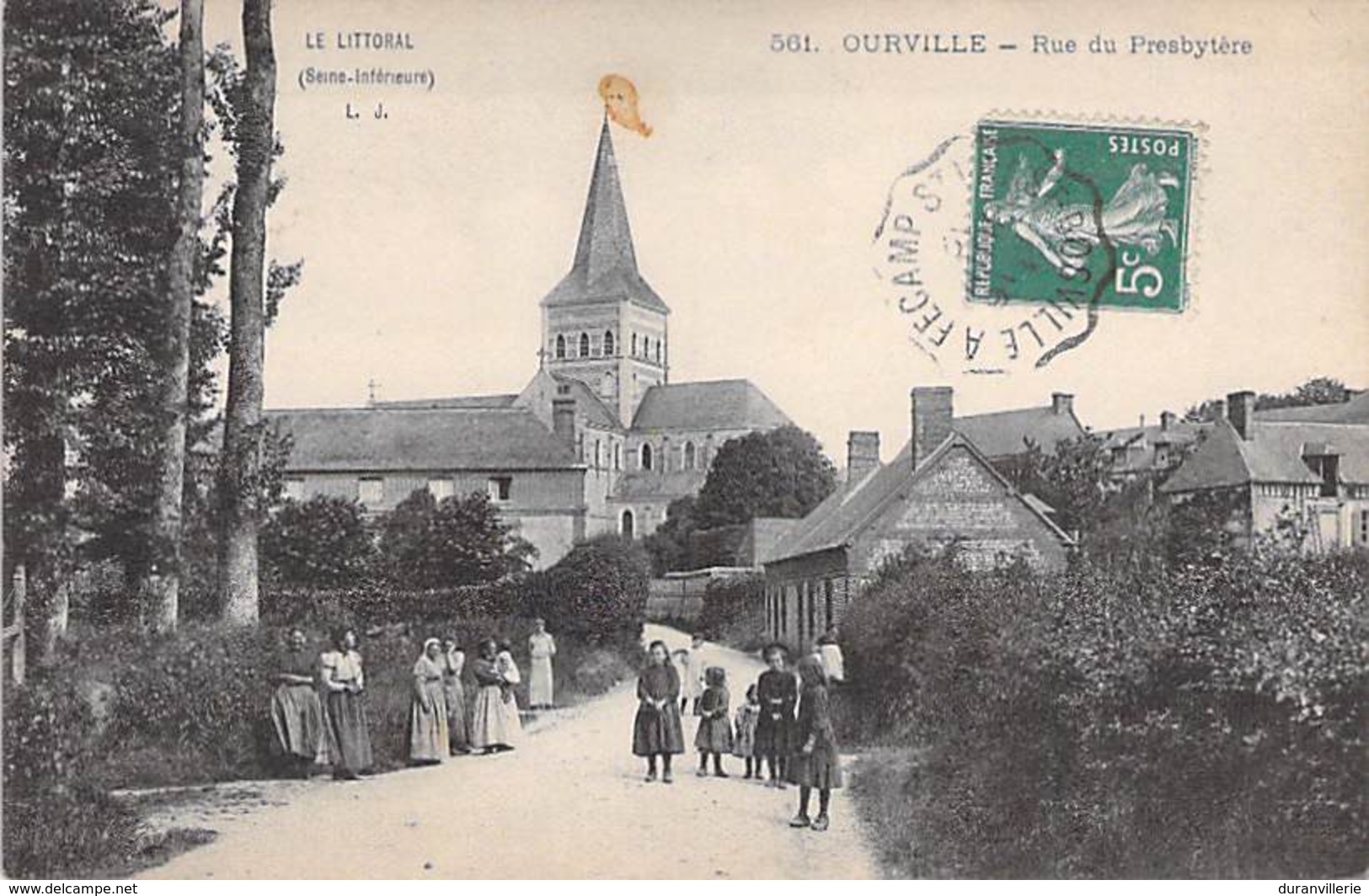 76 - OURVILLE EN CAUX - Rue Du Presbytère - Ourville En Caux