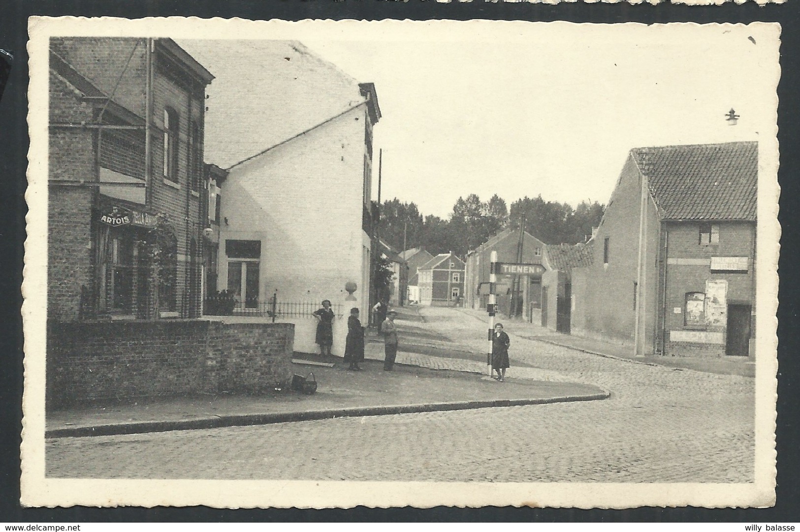 +++ CPA - OP - HEYLISSEM - Rue Du Brasseur - Café   // - Hélécine