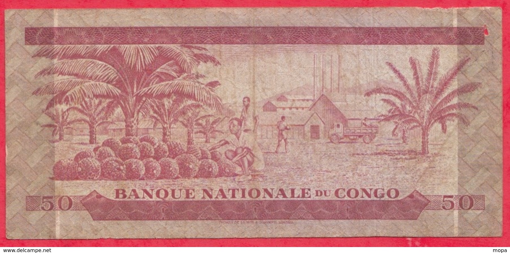 Congo (RDC) 50 Makuta Du 01/09/1968 ---G/TB+ (FORTE COTE EN UNC° - République Démocratique Du Congo & Zaïre