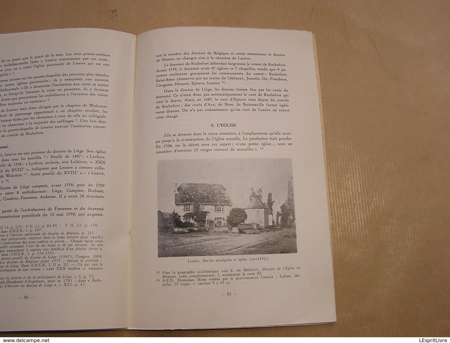 LE GUETTEUR WALLON N° 3 1961 Régionalisme Godefroid de Bouillon Lessive Village de Lesse Publicité Poêle Ciney