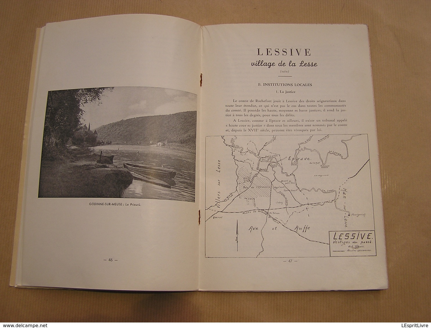 LE GUETTEUR WALLON N° 2 1961 Régionalisme Walcourt  Lessive Village de Lesse Publicité Cuisinières au Gaz Poêlerie Ciney