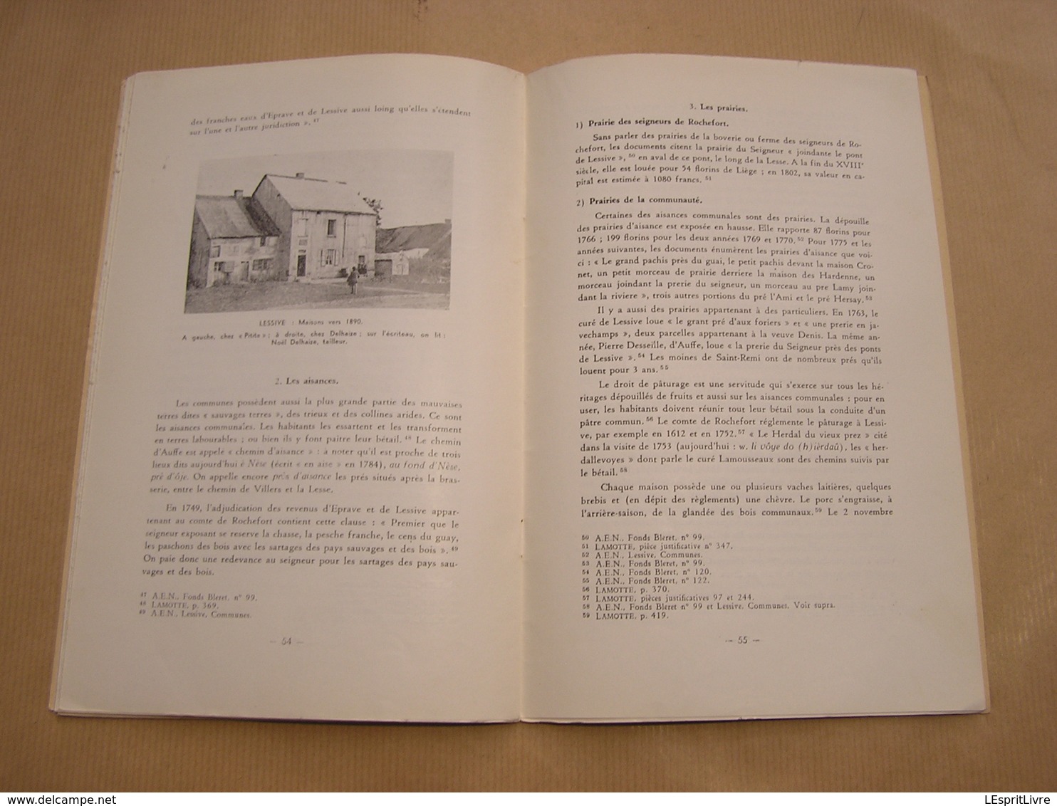 LE GUETTEUR WALLON N° 2 1961 Régionalisme Walcourt  Lessive Village de Lesse Publicité Cuisinières au Gaz Poêlerie Ciney