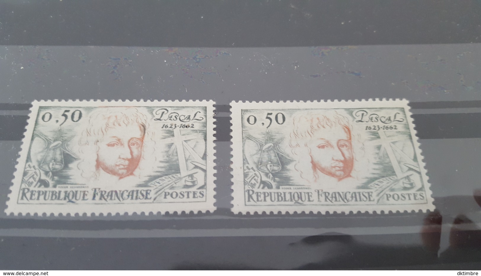 LOT 429685 TIMBRE DE FRANCE NEUF** LUXE VARIETE MECHE BLEU ET MECHE ROUGE RARE - Non Classés