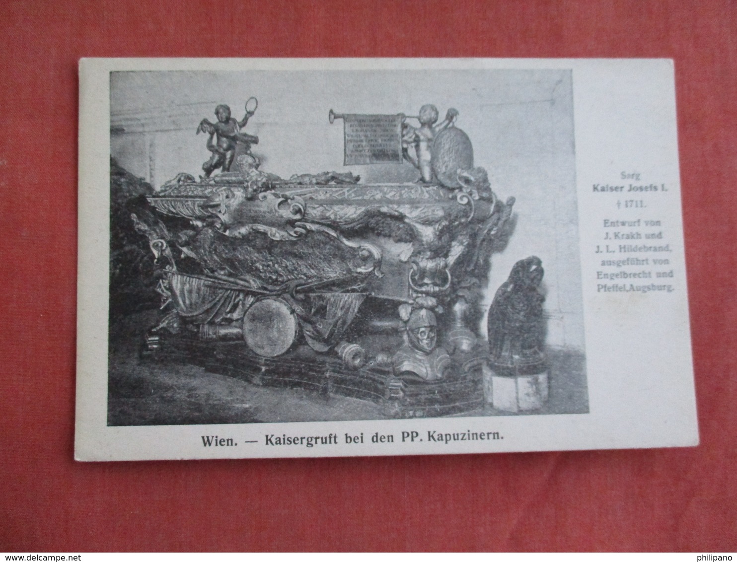 Kaisergruft Bei Den PP. Kapuzinern  Imperial Crypt At The PP. Capuchins  Wien     Ref 3098 - Königshäuser