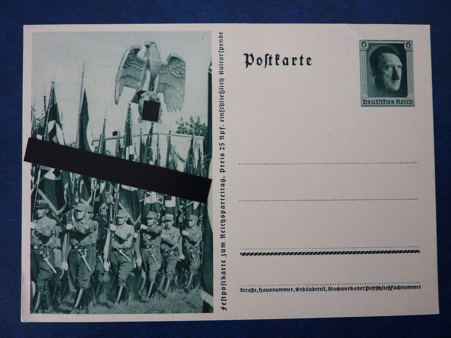 Fest-Postkarte Zum Reichsparteitag 1937 Nürnberg, Ungebraucht, Deutsches Reich Ganzsache - Sonstige & Ohne Zuordnung