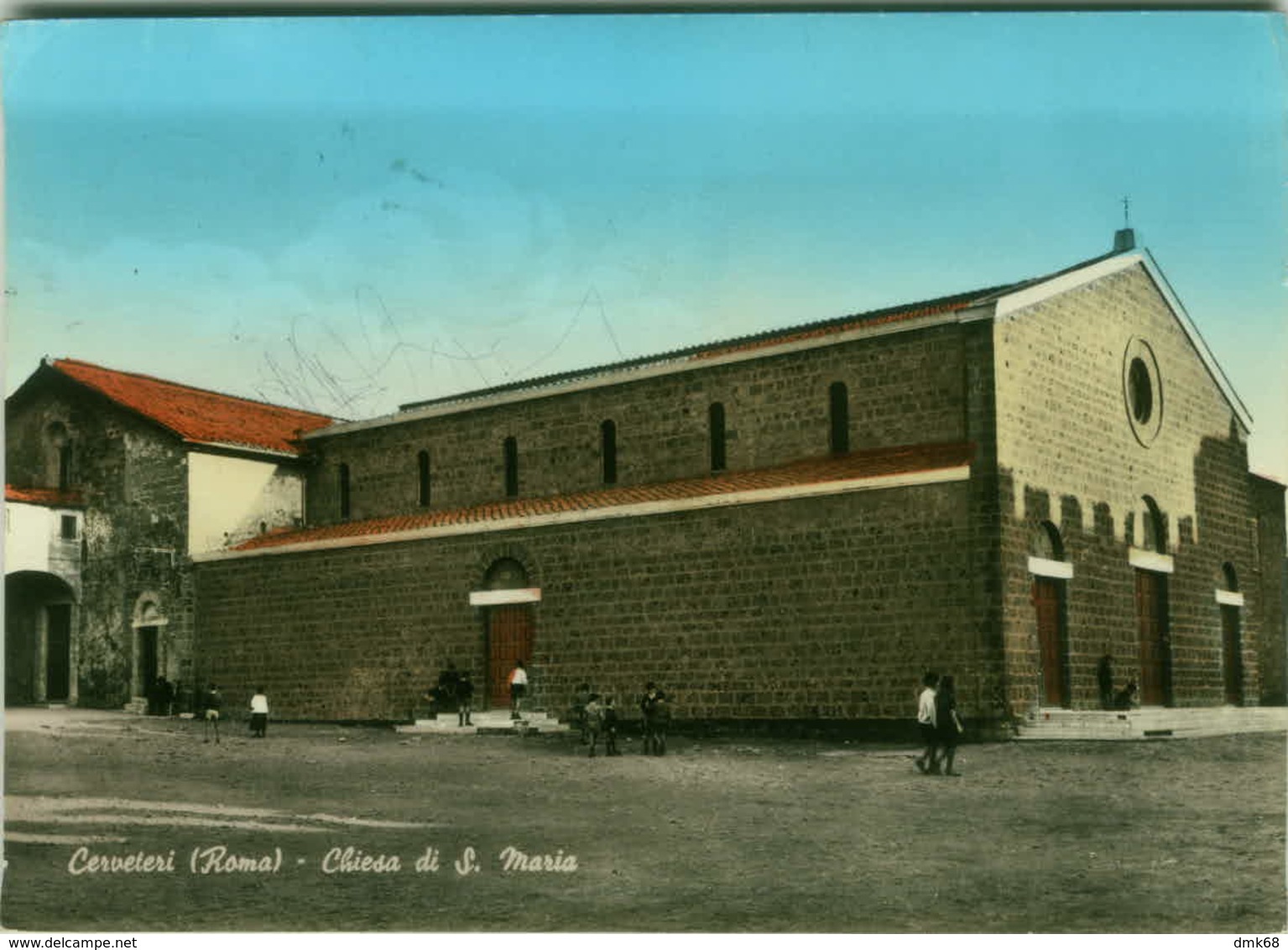 CERVETERI ( ROMA ) CHIESA DI SANTA MARIA - EDIZ. BADINI E. - 1970 ( 2797 ) - Altri & Non Classificati