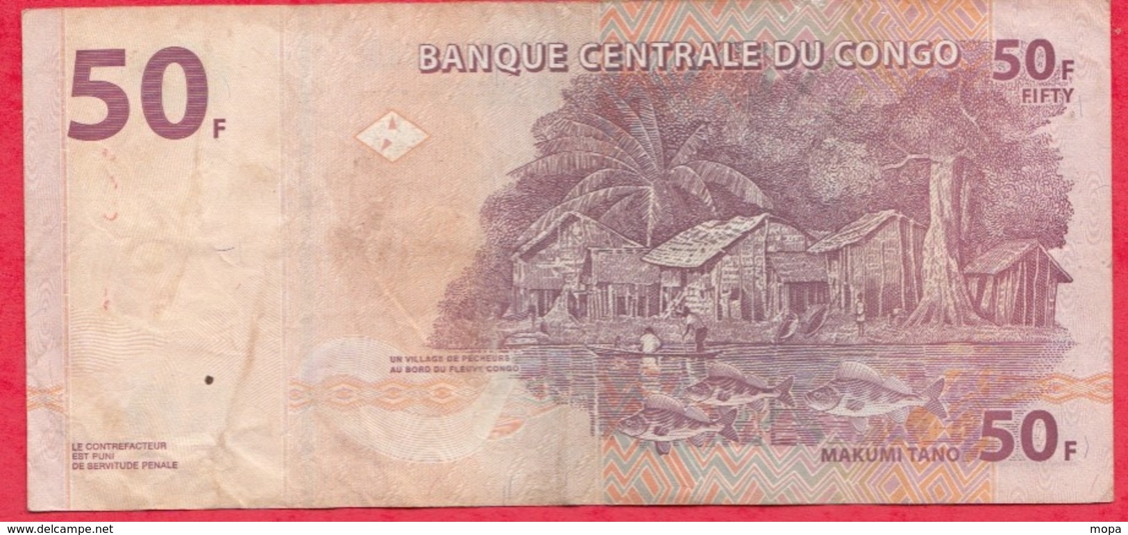 Congo (RDC) 50 Francs  Du 04/01/2000 ----VG/TTB - République Démocratique Du Congo & Zaïre