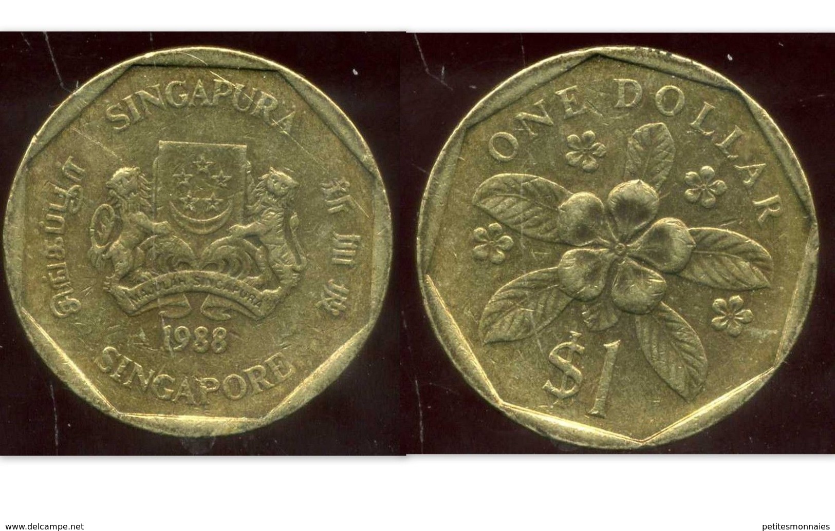 SINGAPOURE 1 Dollar 1988 - Singapour