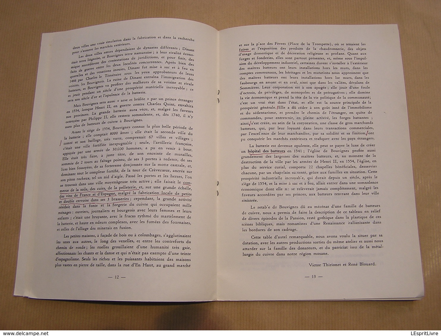 LE GUETTEUR WALLON N° 1 1963 Régionalisme Bouvignes sur Meuse Métallurgie Fer Cuivre Poésie Publicité Poêle Mazout Ciney