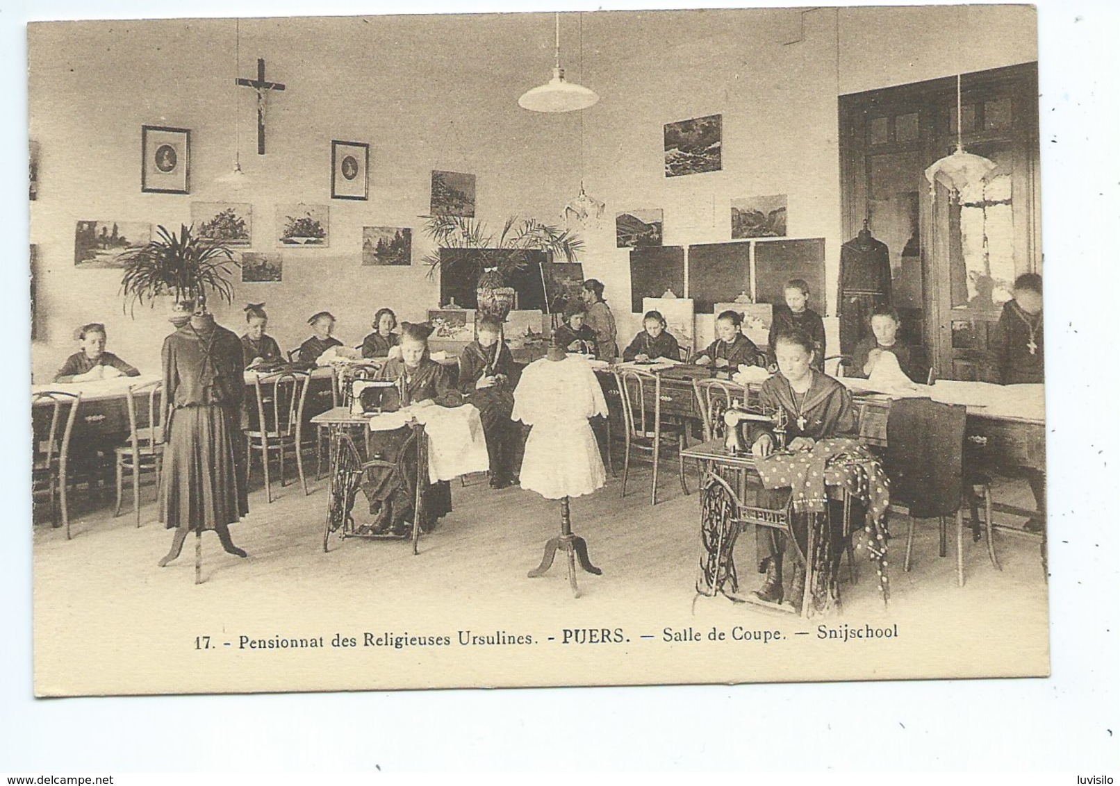 Puurs Puers Pensionnat Des Religieuses Ursulines Salle De Coupe - Puurs