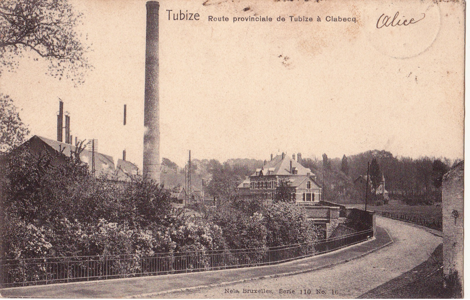 Tubize: Route De Tubize à Clabecq. - Tubeke