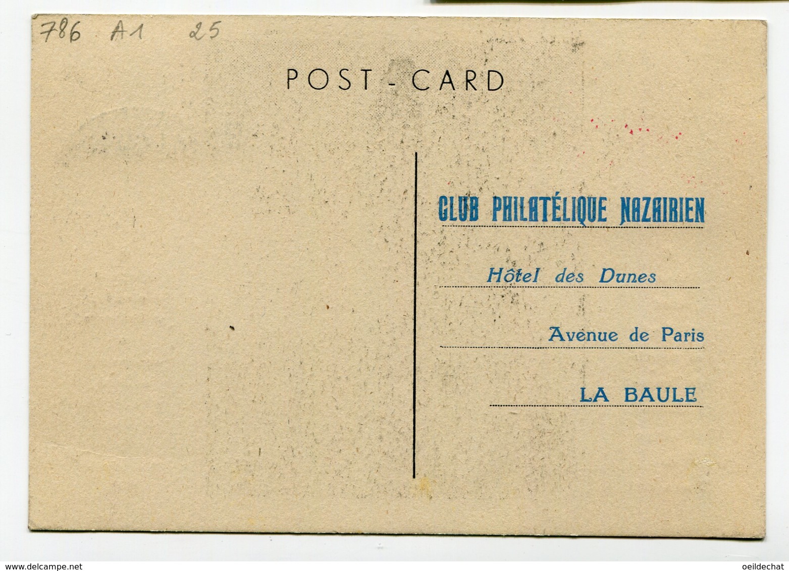 10178  FRANCE N° 786  Commando Britannique St Nazaire  OSI   Du 2.8. 47  TB - 1940-1949