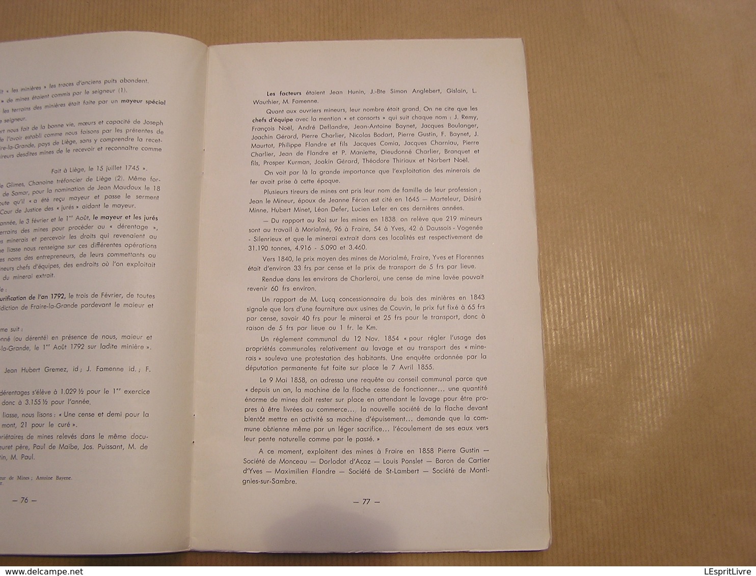 LE GUETTEUR WALLON N° 3 1966 Régionalisme Dinant Fraire Fairoul Minières Maka Forges Mines de Fer Morialmé Haltinnes