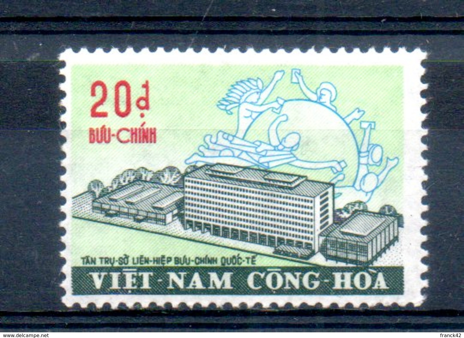 Vietnam Du Sud. Nouveau Bâtiment De L'UPU - Viêt-Nam