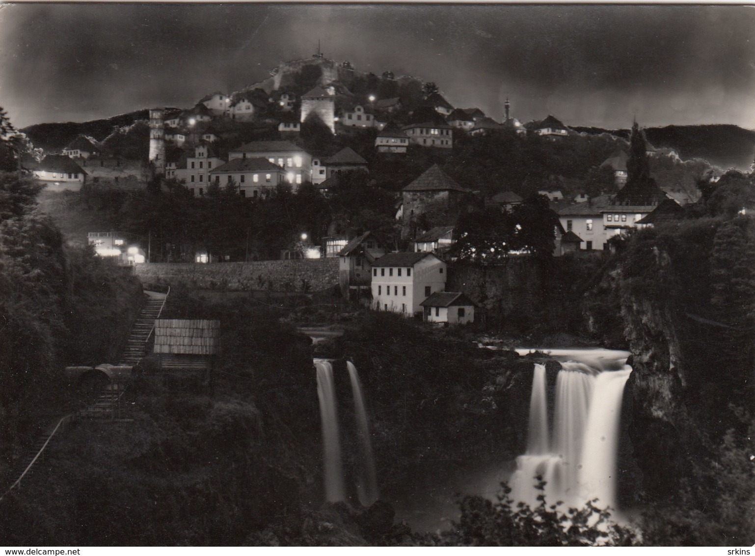 Postcard Jajce Bosnia  Yugoslavia 1956 - Bosnie-Herzegovine