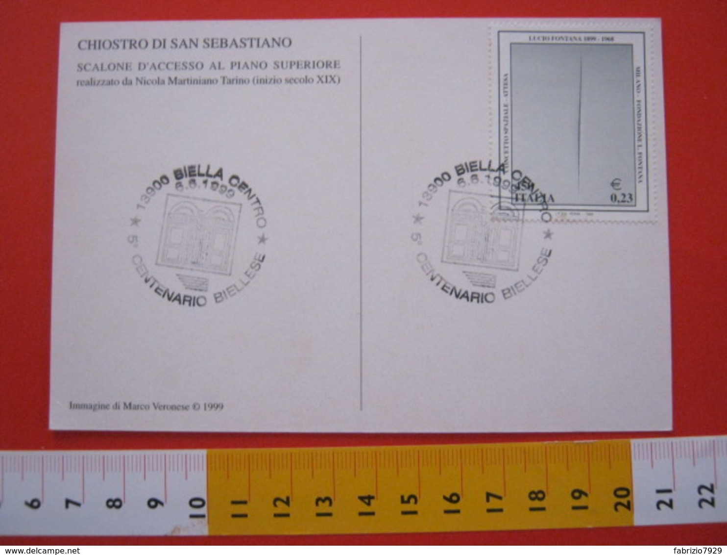 A.04 ITALIA ANNULLO - 1999 BIELLA 5° CENTENARIO BIELLESE MUSEO DEL TERRITORIO - Archeologia