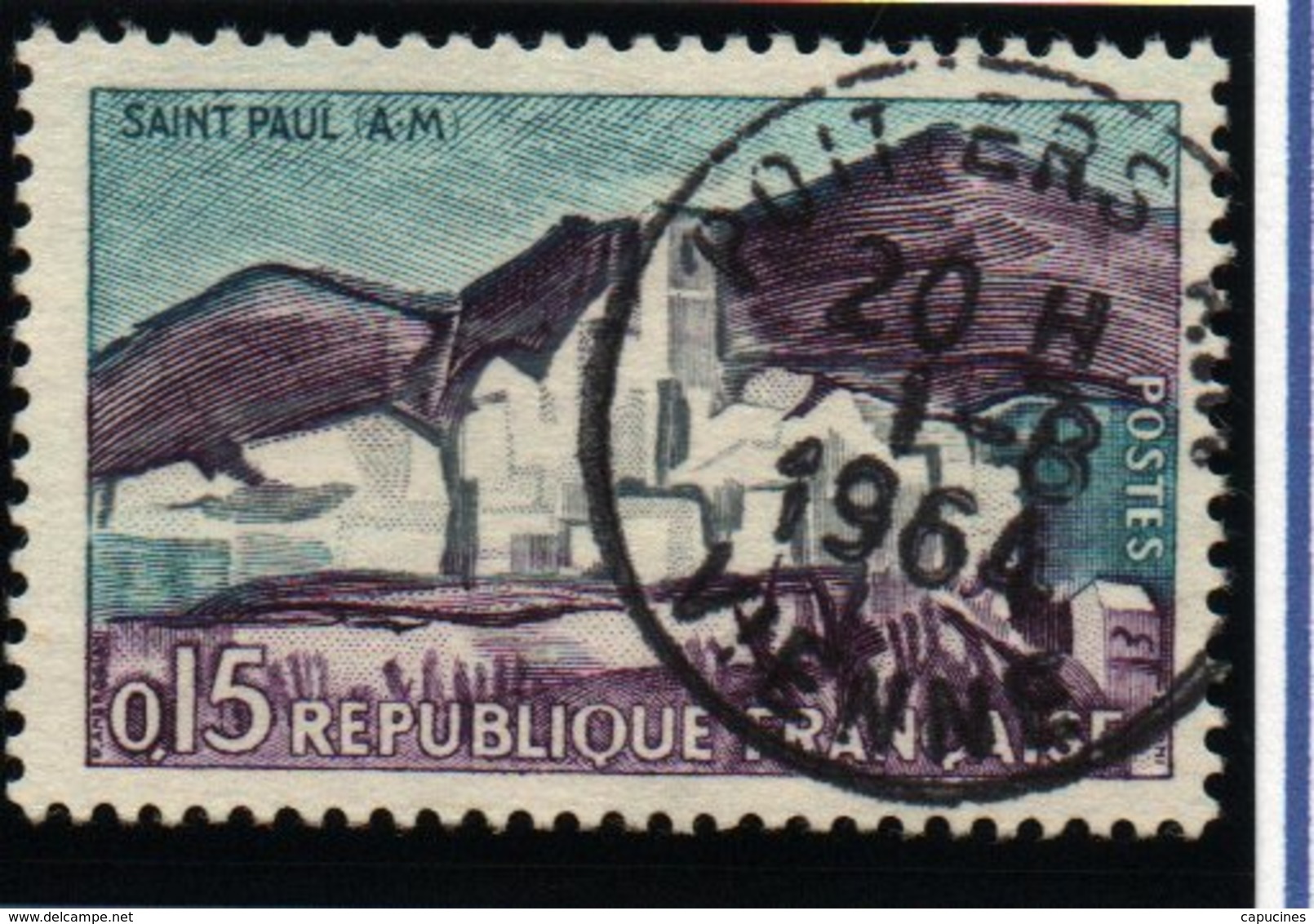 SITES ET MONUMENTS - 15c  "Saint-Paul-de-Vence"   N° 1311 8Obl. - Used Stamps