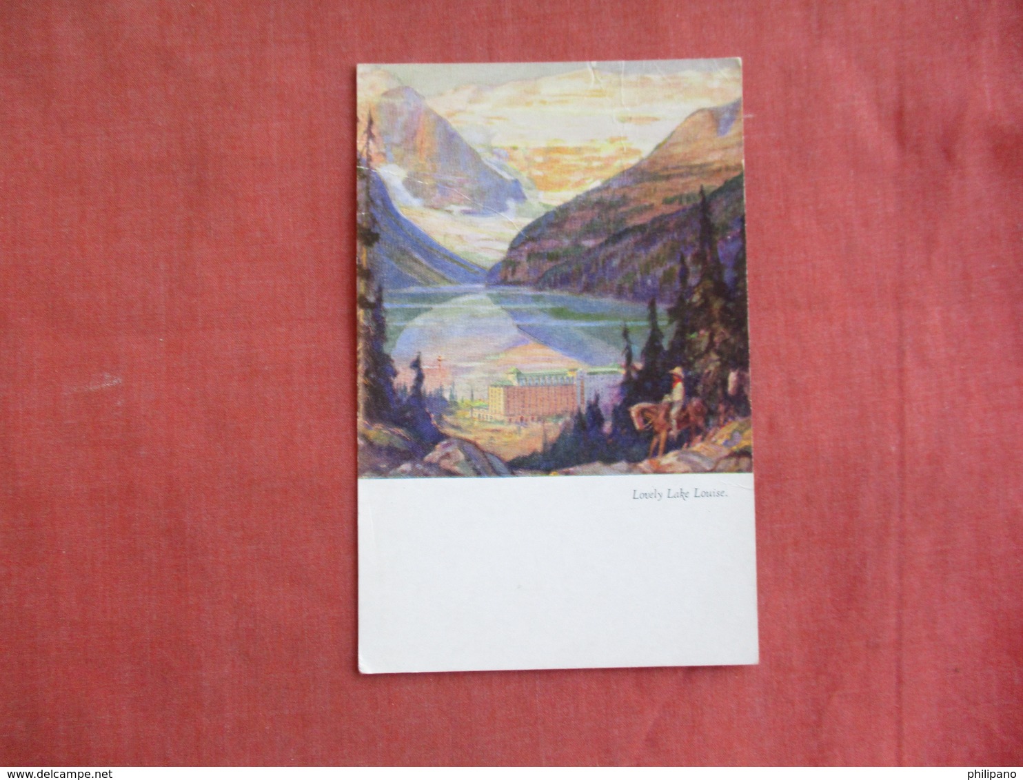 Canada > Alberta > Lake Louise --paper Peel  Off Back Ref 3098 - Lac Louise