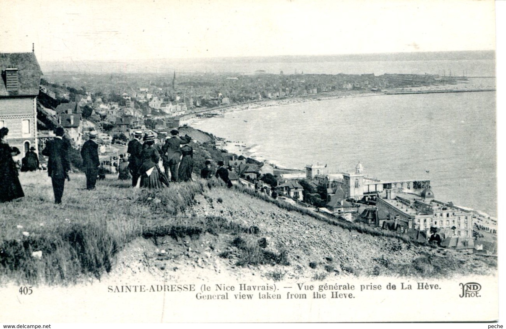 N°67781 -cpa Sainte Adresse -vue Générale Prise De La Hève- - Sainte Adresse