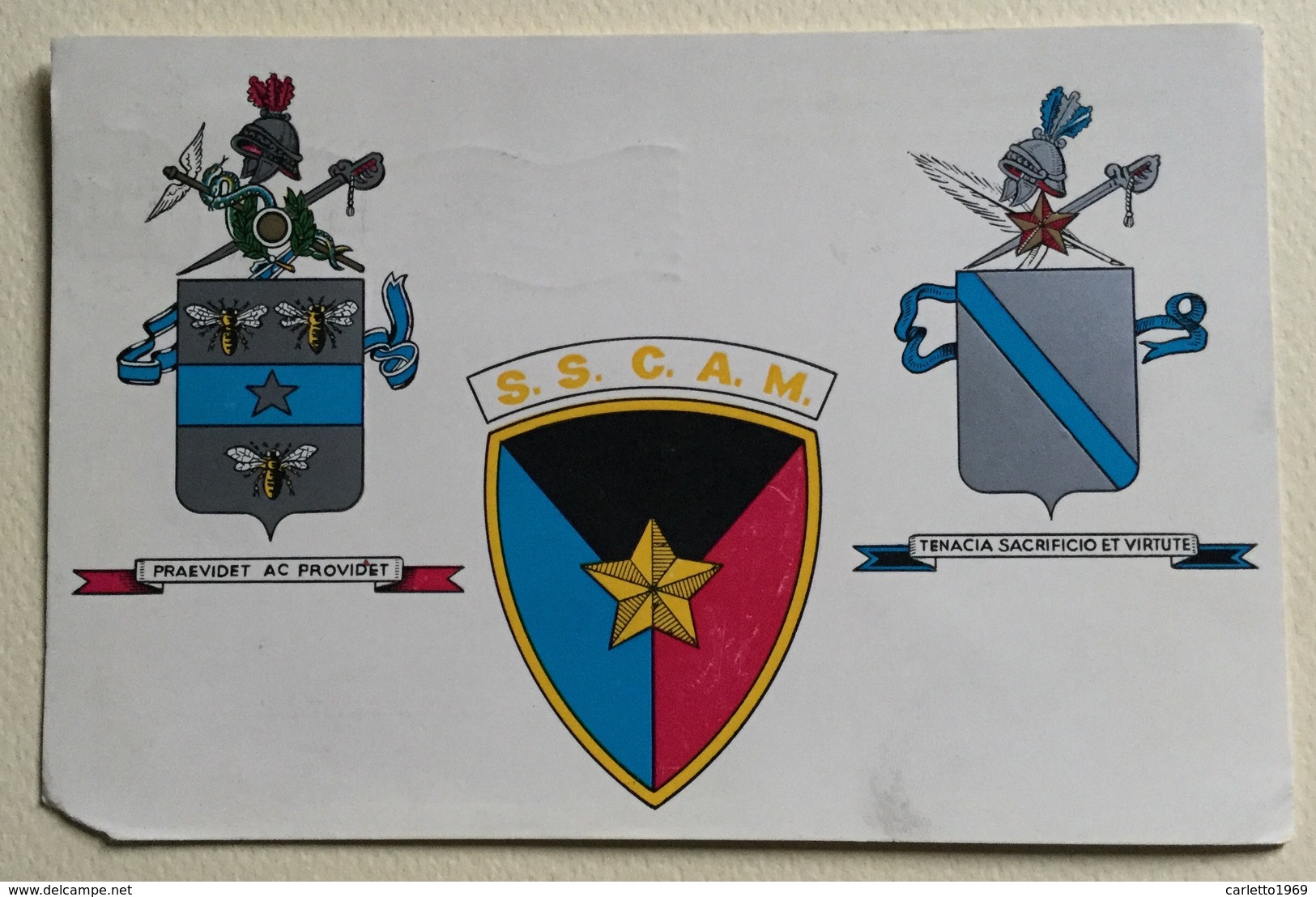 Cartolina Scuola Dei Servizi Di Commissariato E Di Amministrazione Militare Viaggiata Fg - Police & Gendarmerie