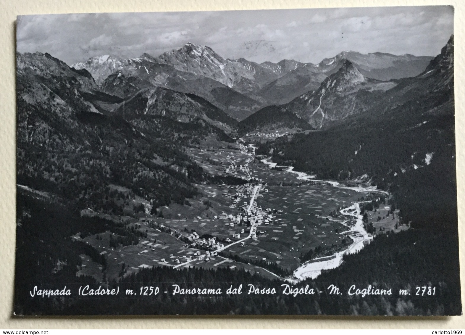 SAPPADA - PANORAMA DAL PASSO DIGOLA , M. COGLIANS - VIAGGIATA FG - Belluno