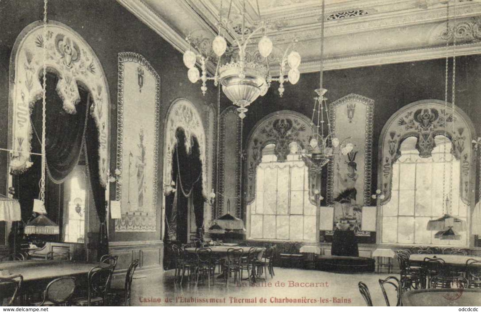 Salle De Baccarat Casino De L' Etablissement Thermal De Charbonnières Les Bains RV - Charbonniere Les Bains