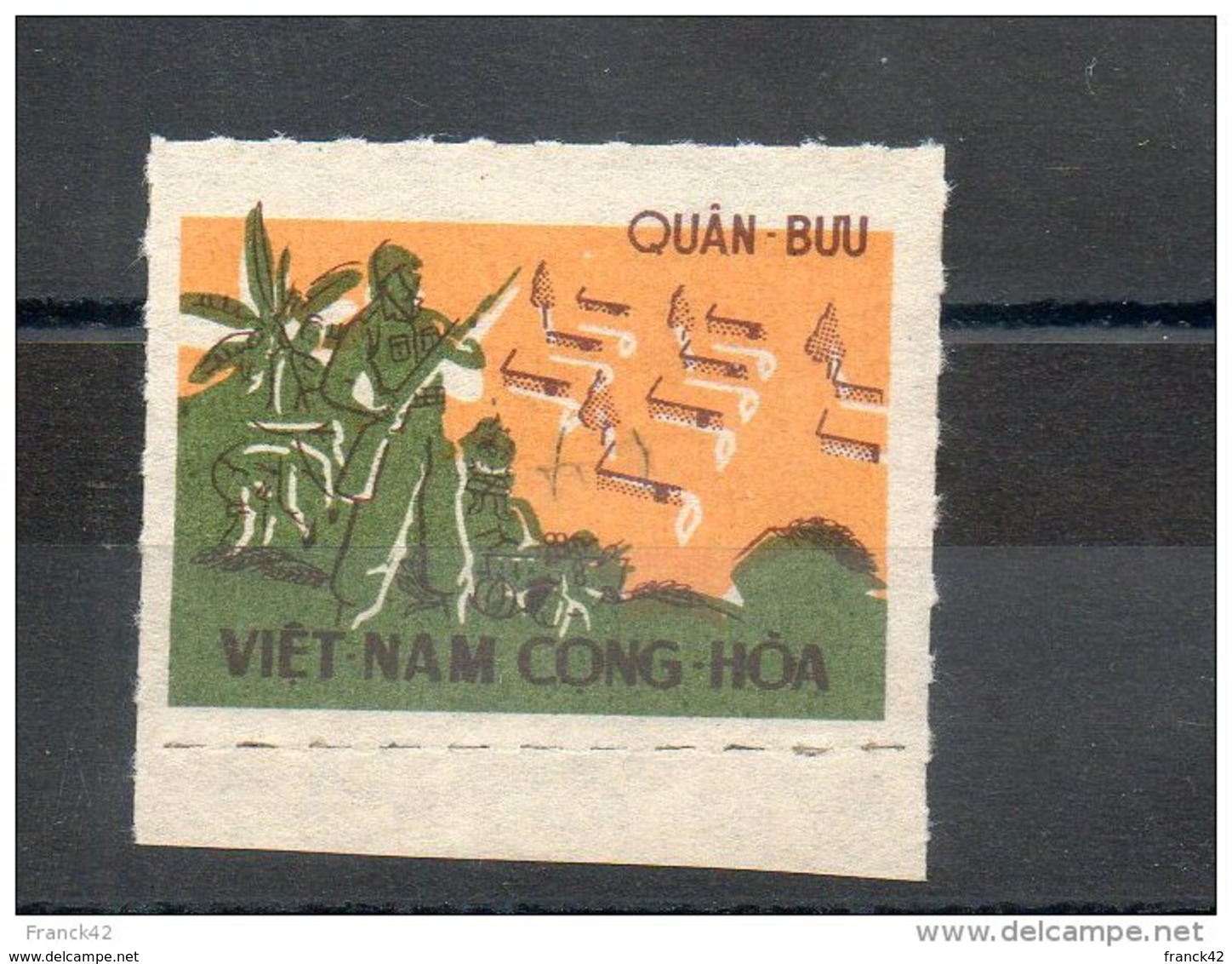 Vietnam Du Sud. Franchise Militaire. - Viêt-Nam