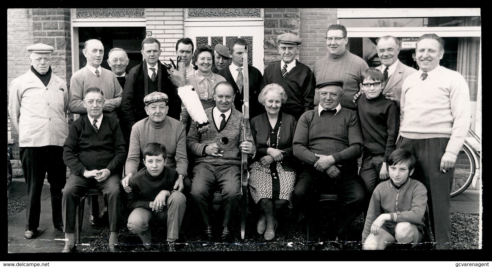 KALKEN  SCHUTTERSKONING      1973  FOTO 14 X 7 CM - Laarne