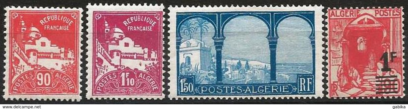 Algeria 1926-39 Scott 57 60 62 131 MNH (57 And 60 Colonial Gum) Mosque, Cactus - Nuovi