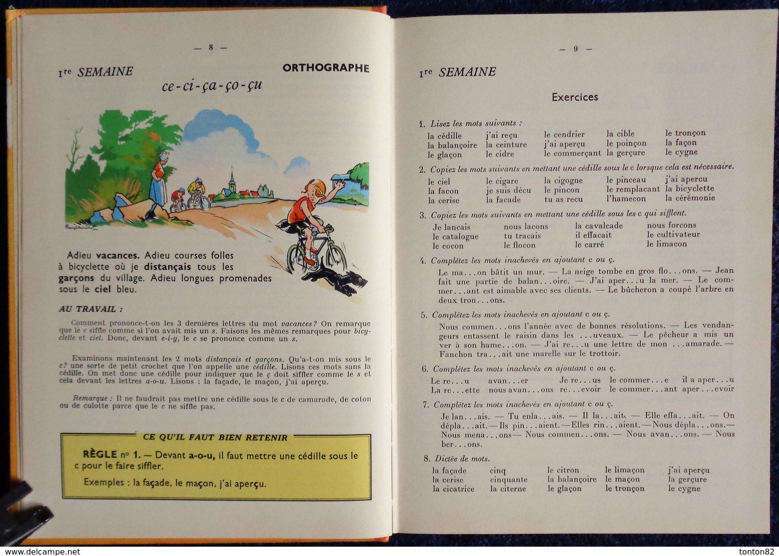 Berthou / Gremaux / Mme Vœgelé - Grammaire - Conjugaison - Orthographe - Cours Élémentaire - Eugène Belin - ( 1967 ) .