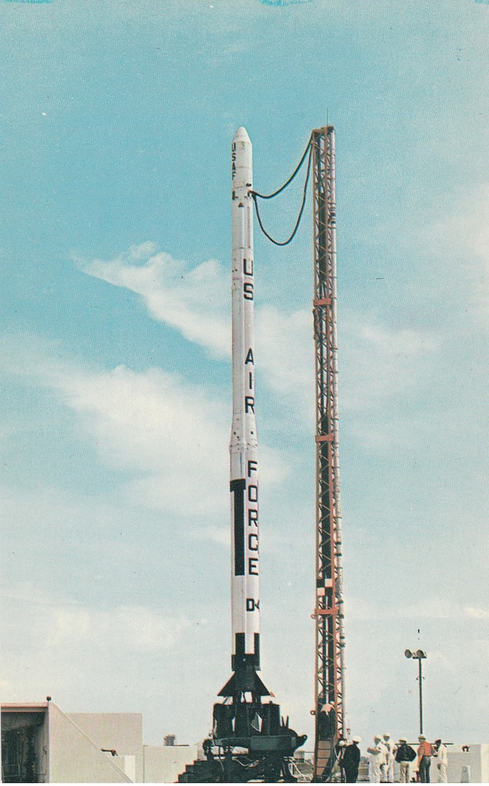 SPACE , 50-60s ; BLUE SCOUT , AF Research Rocket, Cape Canaveral , Florida - Space