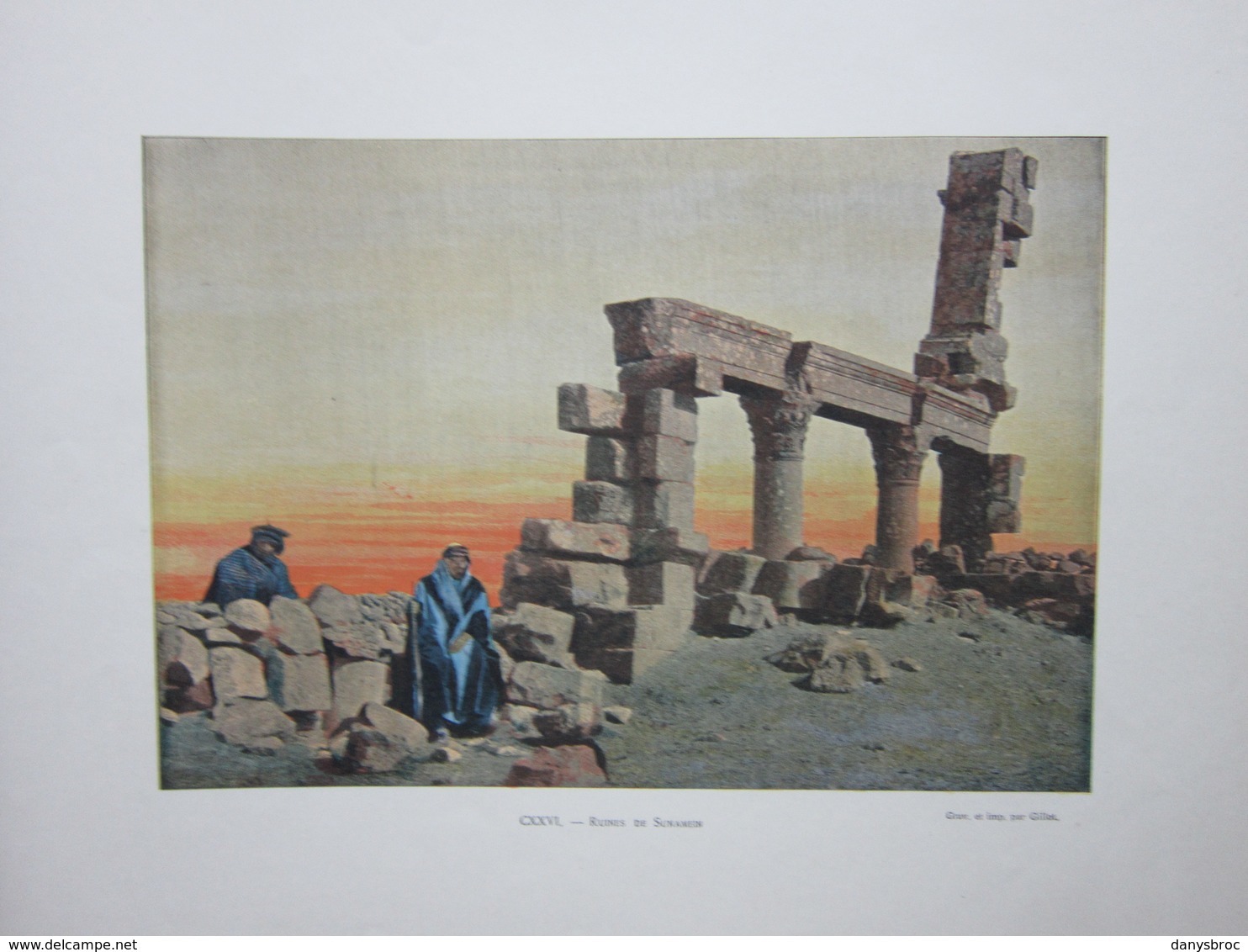 SYRIE Sites Et Paysages / 8 AQUARELLES / Fascicule XVI / AUTOUR DU MONDE - 1801-1900