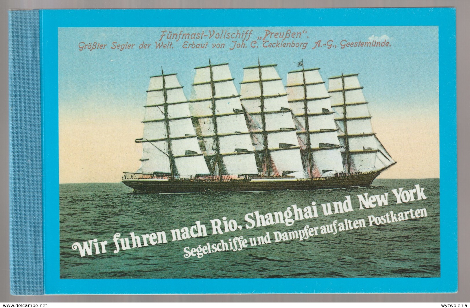 H 73) Postkartenheft 10 Segelschiffe Und Dampfer - Paquebote