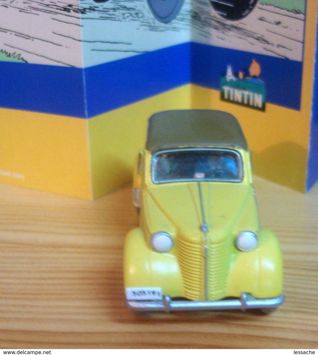 Voiture OPEL OLYMPIA CABRIOLET , 1/43 De Tintin Ls Spceptre D' Ottokar, TINTIN - Tim & Struppi