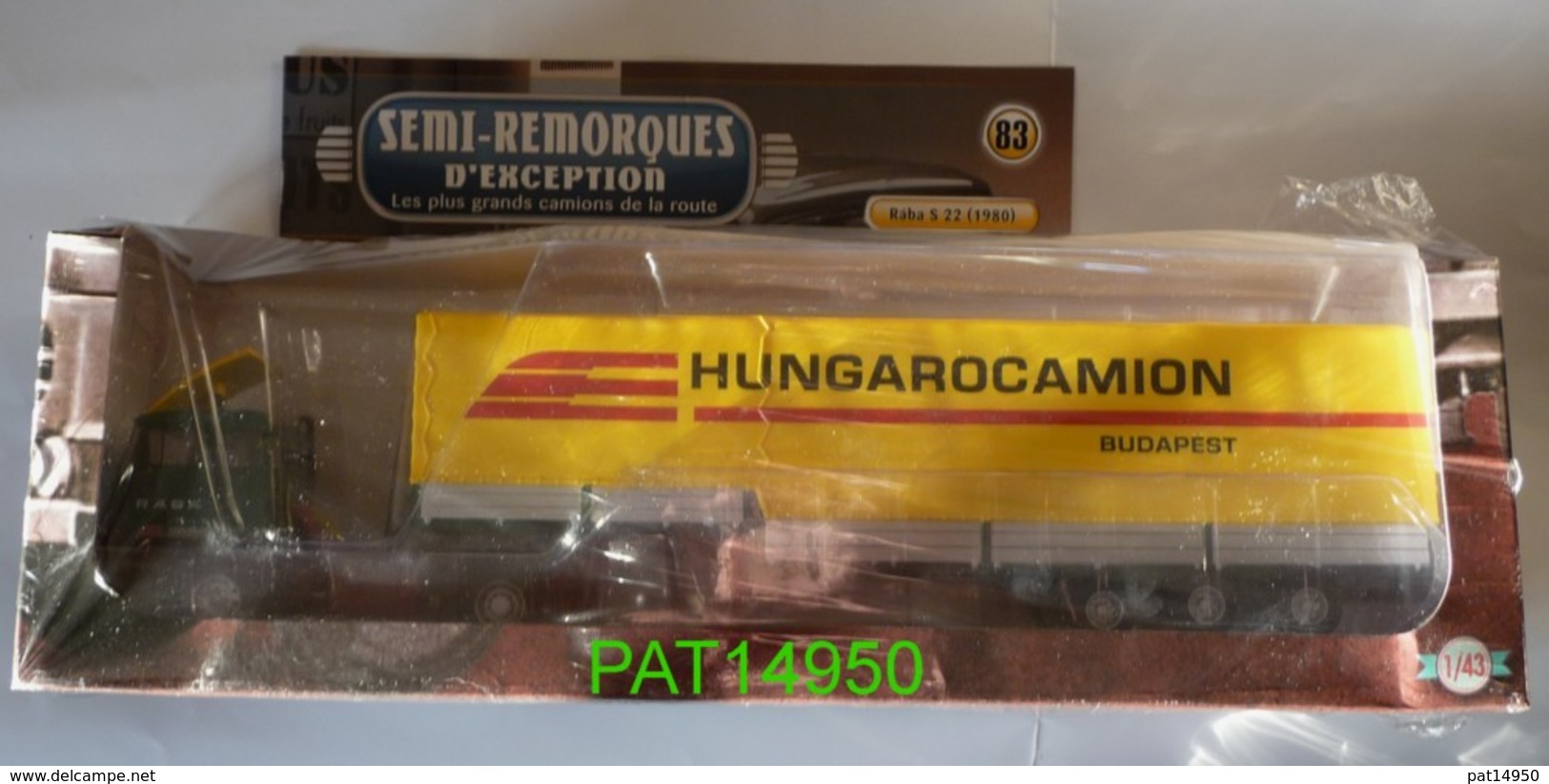 SEMI-REMORQUES D' EXCEPTION CAMION RABA S22 (DAF ) HUNGAROCAMION BUDAPEST HONGRIE - Camions