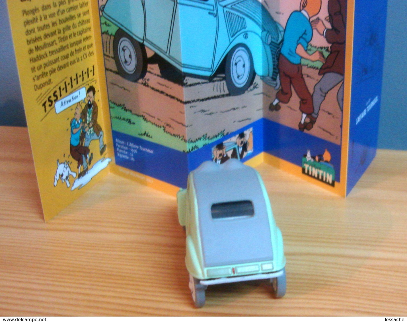 Voiture CITROEN 2CV De 1949 , 1/43 De Tintin L'Affaire Tournesol, TINTIN - Kuifje