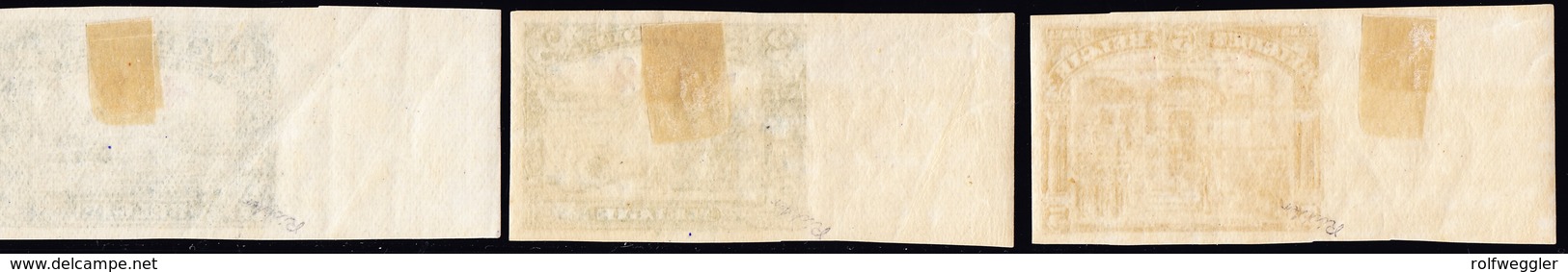 1918 Rotkreuz Überdruck Aus Serie 14 Werte Ungezähnt - 1918 Cruz Roja