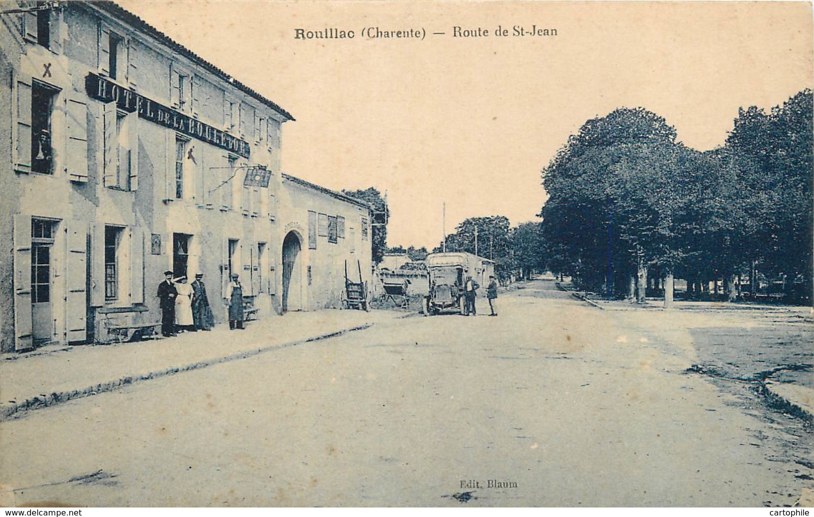 16 - ROUILLAC - Route De St Jean - Hotel De La Boule D'Or - Rouillac