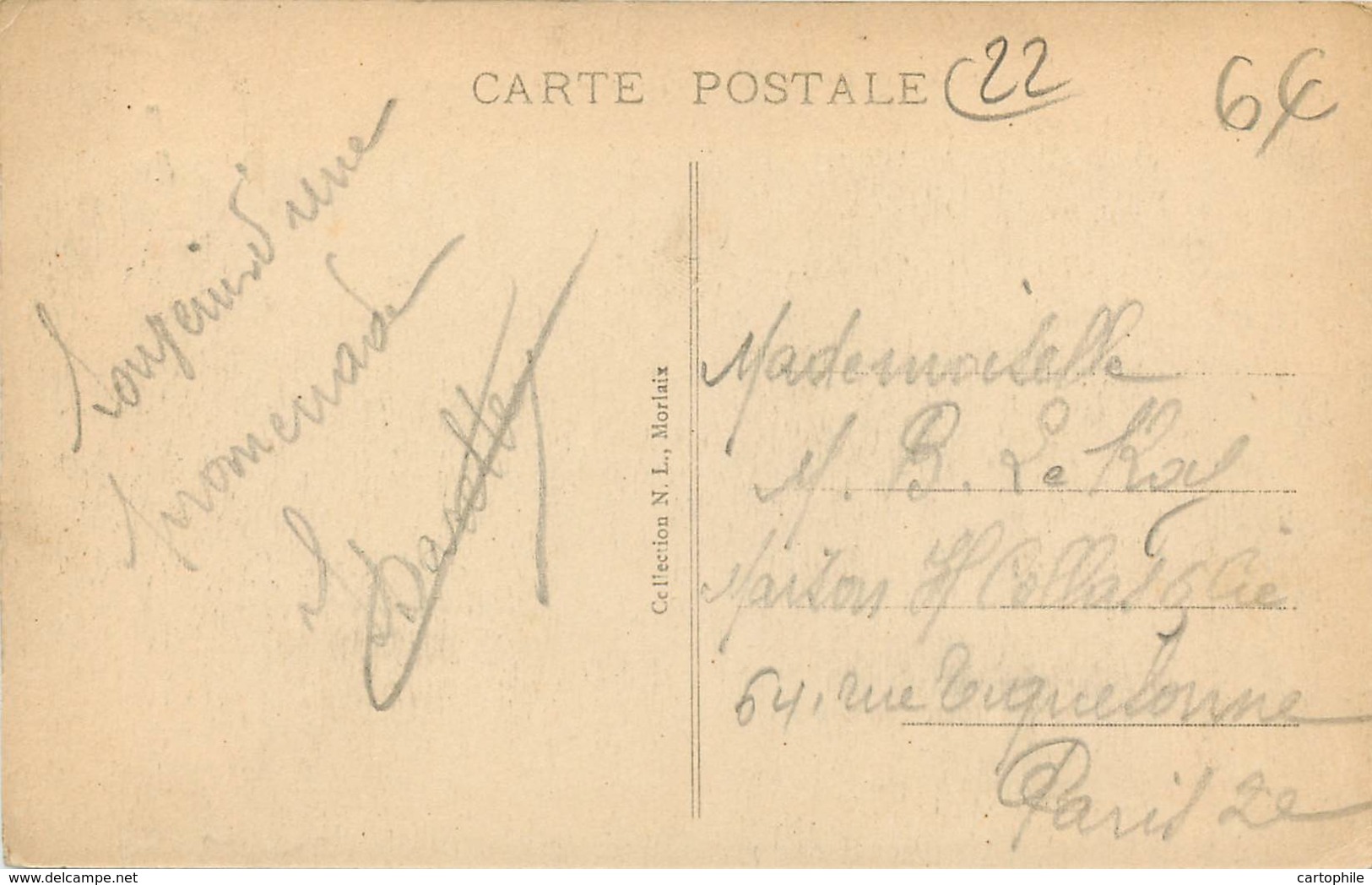 22 - LOCQUEMEAU - Le Sechoir Des Filets En 1926 - Theme Peu Courant - Autres & Non Classés