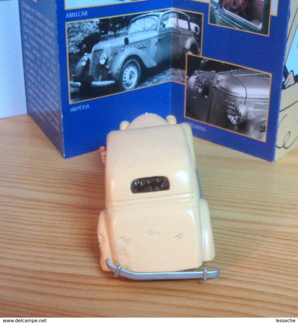 Voiture AMILCAR De 1938, IMPERIA, HOTCHKISS Entre Autres, 1/43 De Tintin Le Crabe Aux Pinces D'Or, TINTIN - Tintin