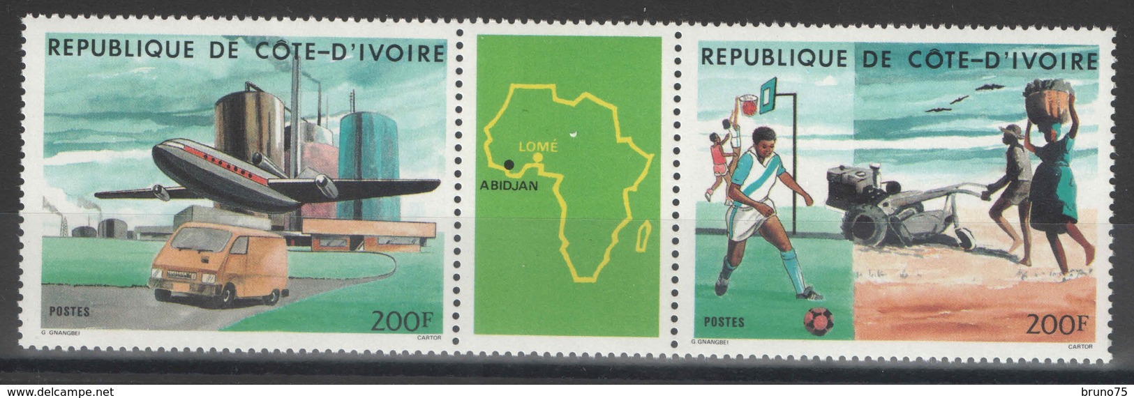 Côte D'Ivoire - YT 712A ** - 1985 - Philexafrique III - Côte D'Ivoire (1960-...)