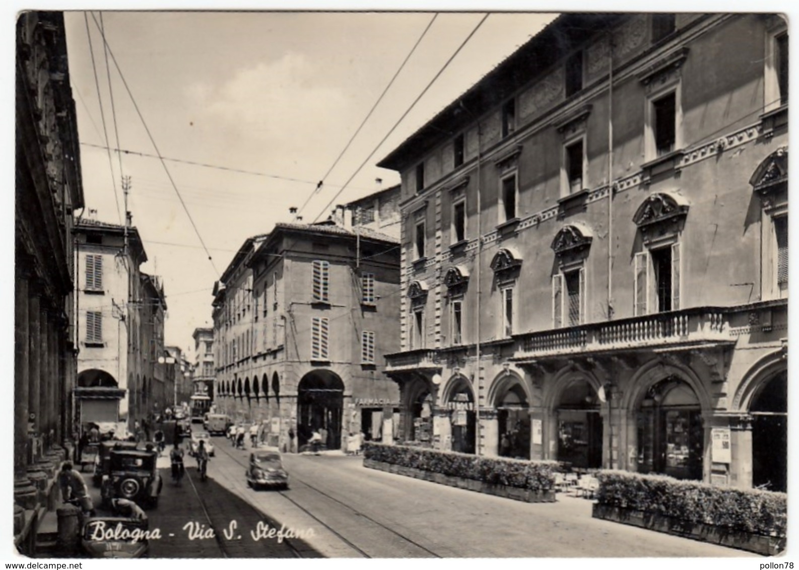 BOLOGNA - VIA S. STEFANO - 1957 - Annullo A Targhetta - Storia Postale - Vedi Retro - AUTOMOBILI - CARS - Ravenna