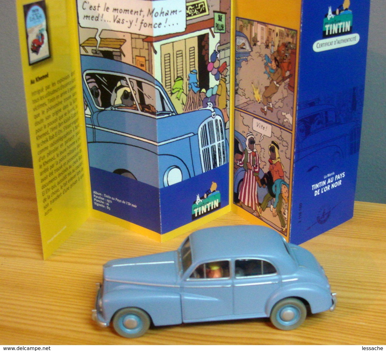 Voiture MORRIS SIX De 1948, 1/43 De Tintin Au Pays De L'Or Noir, TINTIN - Tintin