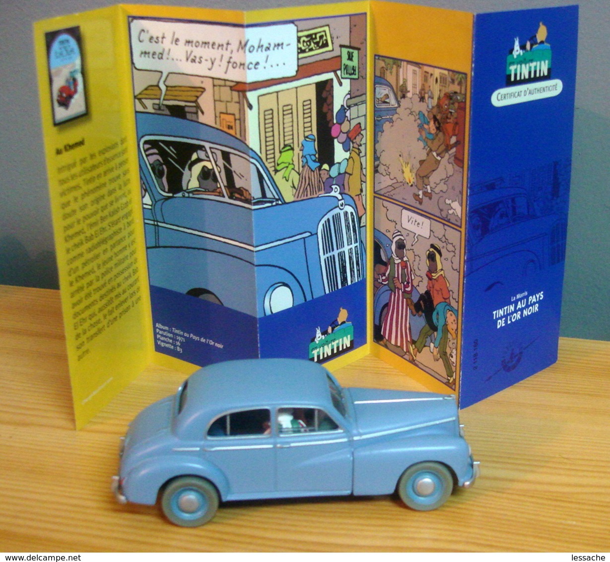 Voiture MORRIS SIX De 1948, 1/43 De Tintin Au Pays De L'Or Noir, TINTIN - Kuifje